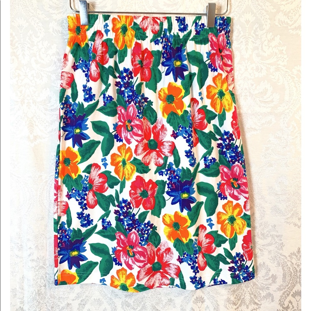 Vintage floral skirt